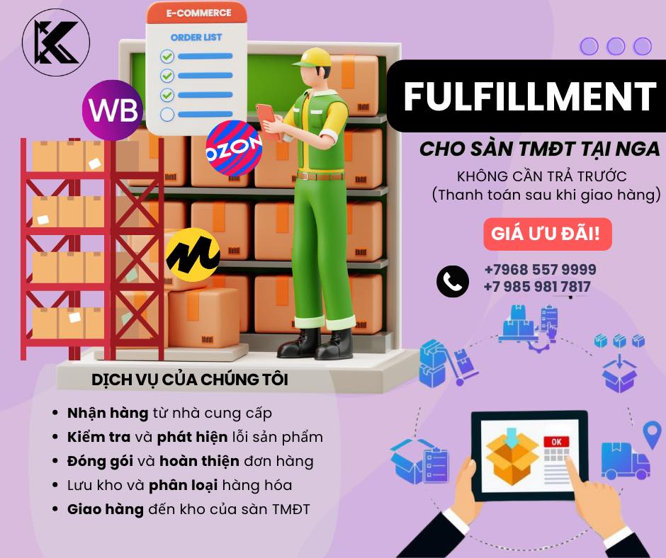 FULFILLMENT CHO SÀN THƯƠNG MẠI ĐIỆN TỬ