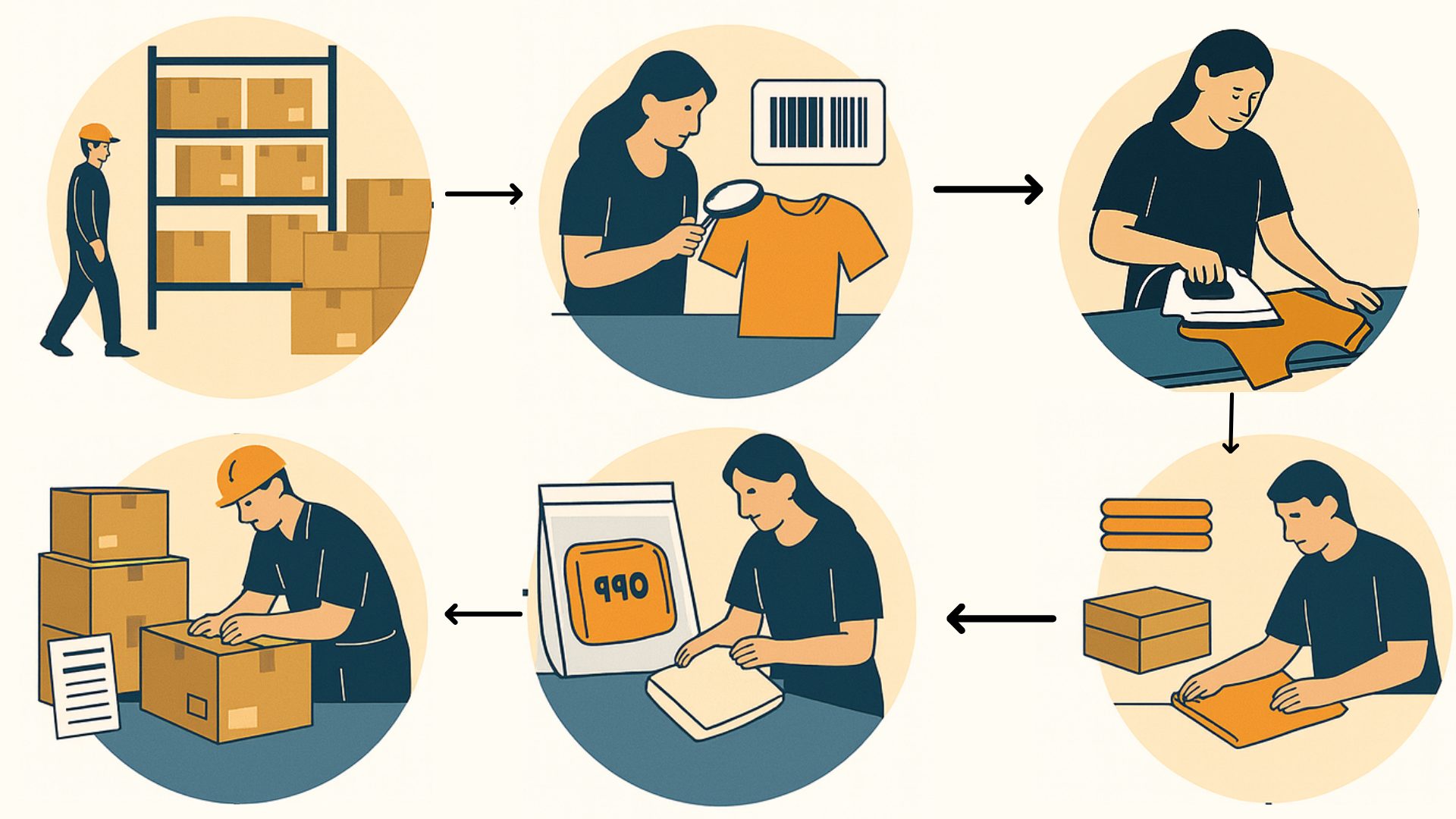 Quy trình xử lý hàng hóa chuẩn Fulfillment tại Kong’s Production