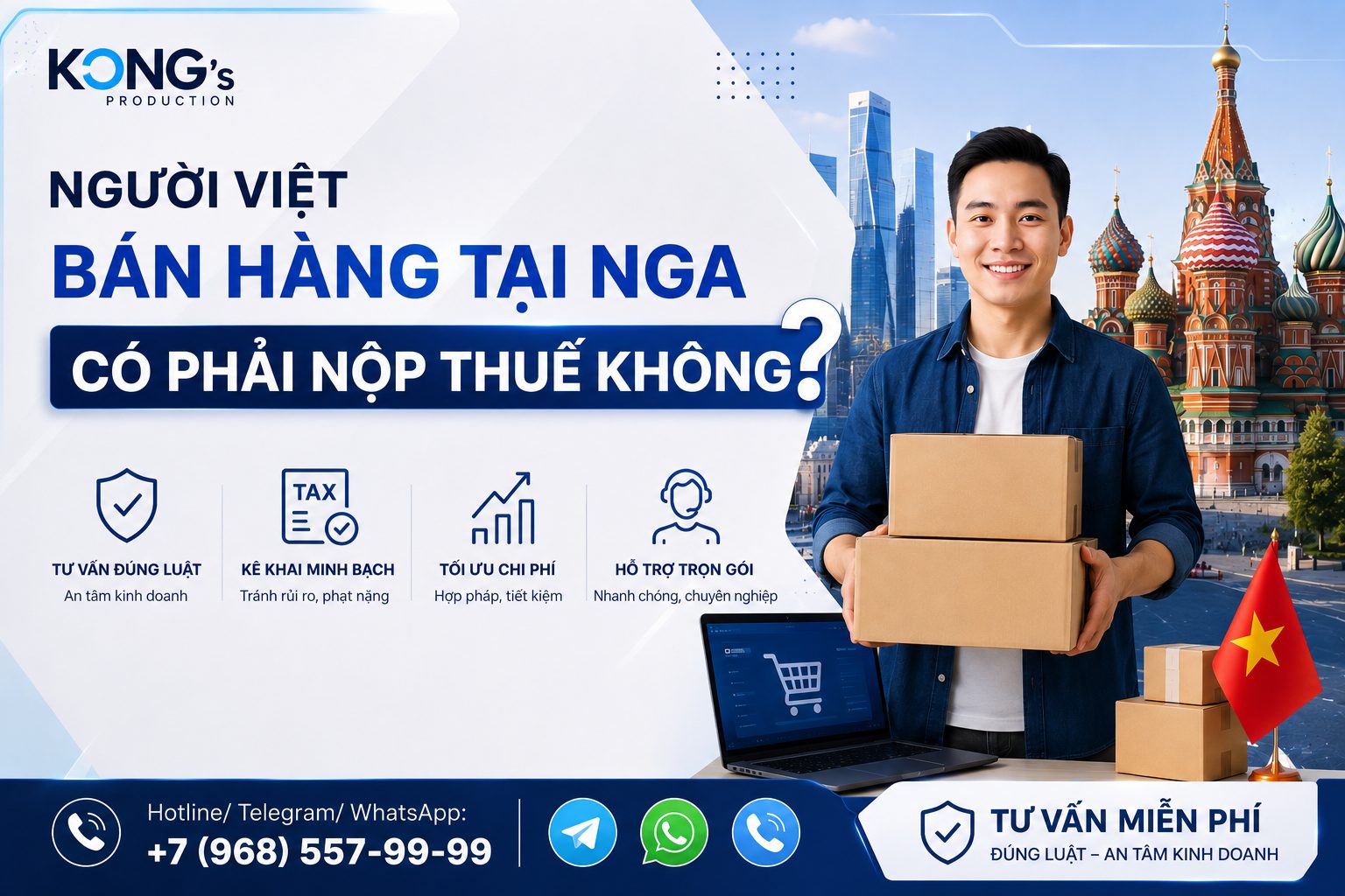 Người Việt Bán Hàng Tại Nga Có Phải Nộp Thuế Không?