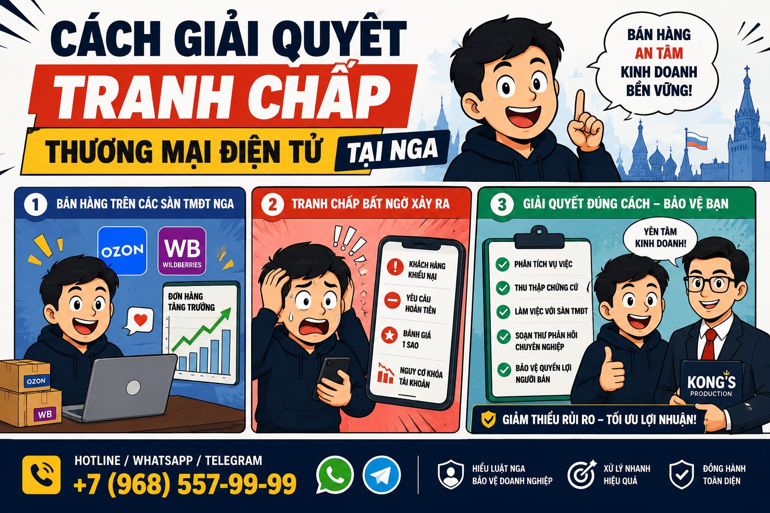 Cách Giải Quyết Tranh Chấp TMĐT Tại Nga Cho Người Việt