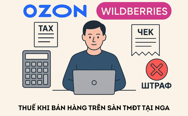 Thuế Khi Bán Hàng Trên Sàn TMĐT Tại Nga (Ozon, Wildberries…)
