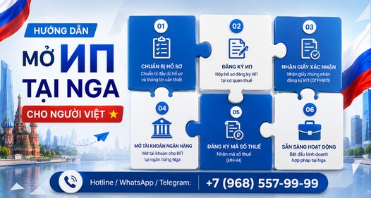 Hướng Dẫn Mở ИП Tại Nga Cho Người Việt